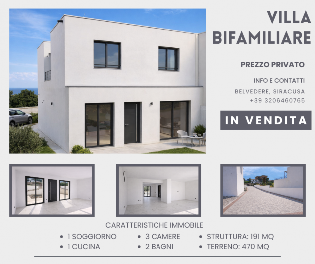 Villa Bifamiliare, Siracusa, Belvedere
