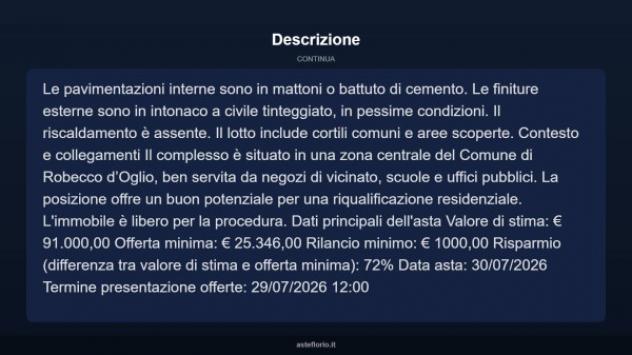 Immobile in asta di 504 m² in vendita a Robecco d'Oglio - Foto 13