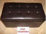POUF CASSAPANCA IN ECO PELLE