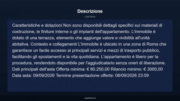 Immobile in asta di 52 m² in vendita a Roma - Foto 4