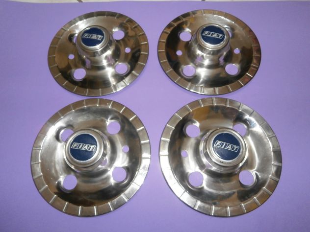 COPPE RUOTA MOZZO CENTRALE PER FIAT 127 L C FIAT 128 CL COMFORT ATTACCO 4X98 - Foto 3