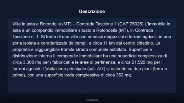Immobile in asta di 353 m² con più di 5 locali in vendita a Rotondella - Foto 4
