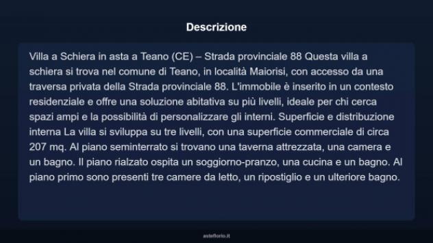 Immobile in asta di 207 m² in vendita a Teano - Foto 13