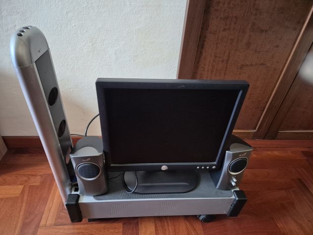Monitor Pc Dell 17 "+Carrello porta computer