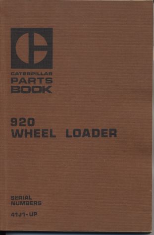 CATERPILLAR Wheel Loader 920 - Part Manual
