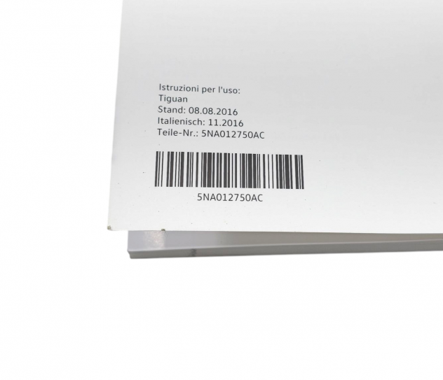 LIBRETTO USO E MANUTENZIONE VOLKSWAGEN Tiguan Serie 5NA012750AC (16) - Foto 14