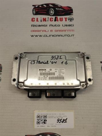CENTRALINA MOTORE CITROEN C3 Pluriel 9651812480 0261207860 TU5JP4 benzina 1587 (03) - Foto 2