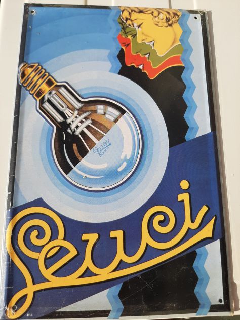 INSEGNA LEUCI TARGA IN RILIEVO