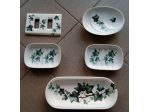 Porta saponette in ceramica Bavaria n°5 pezzi nuovi mai usati. Set di accessori