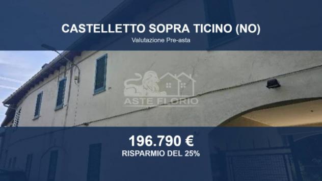 Immobile in asta di 230 m², box auto in vendita a Castelletto Sopra Ticino