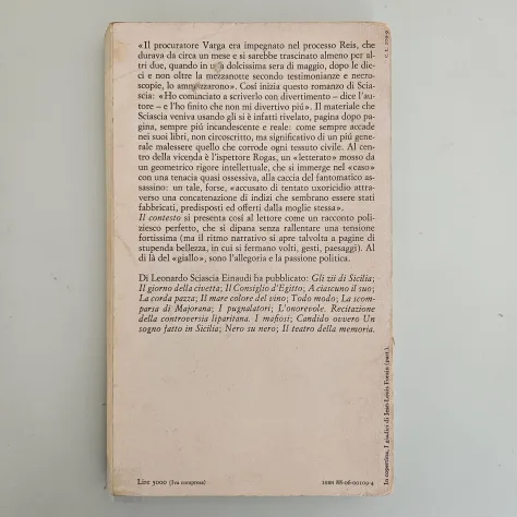 Il Contesto Una Parodia - Leonardo Sciascia - Einaudi - 1982 - TRACCIATA! - Foto 4