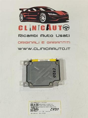CENTRALINA AIRBAG MERCEDES CLK Coupé W209 0285001373 271942 (02) - Foto 2