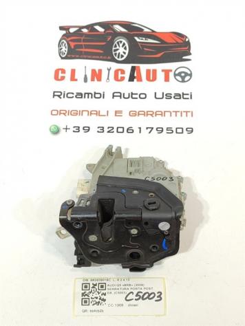 SERRATURA POSTERIORE DESTRA AUDI Q5 Serie (8RB) 8K0839016C (0812) - Foto 3