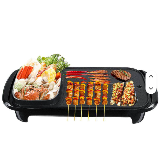 GRILL ELETTRICO CON PENTOLA  8 POSTI - ( NUOVO ) - Foto 5