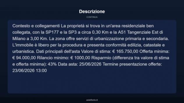 Immobile in asta di 103 m², box auto in vendita a Bernareggio - Foto 12