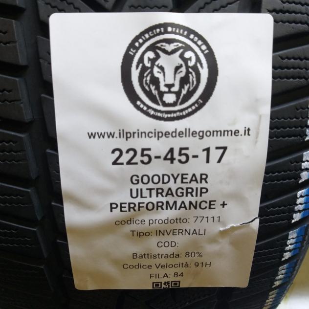 4 GOMME 225 45 17 GOODYEAR A77111 - Foto 2
