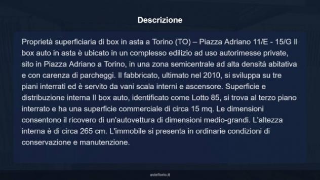 Immobile in asta di 15 m² in vendita a Torino - Foto 4