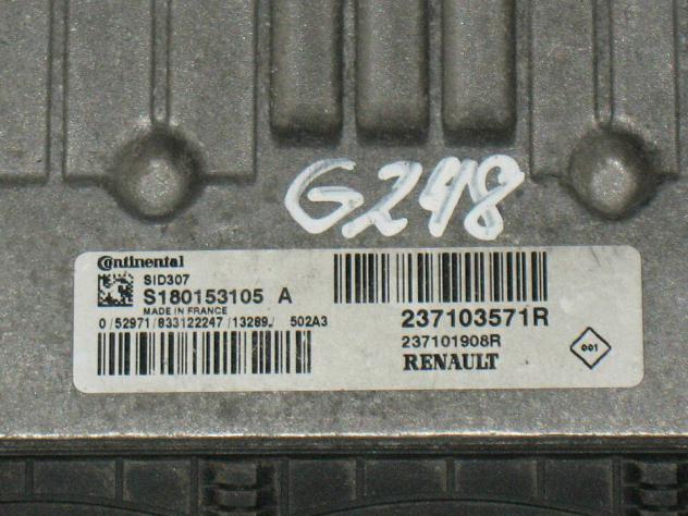S180153105A ECU MEGANE SCENIC SID307 S180153105A 237103571R 237101908R - Foto 4