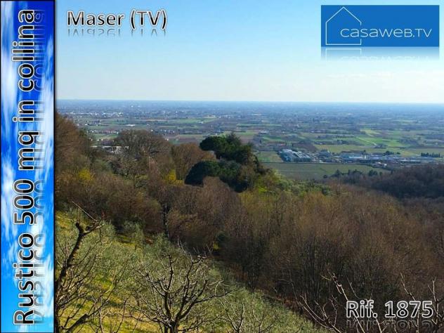 1875 - Rustico 500 mq in collina a Maser (TV) Rif. 1875