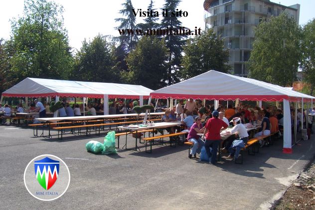 Tendoni per eventi Proloco 5 x 8 x 2,2 /3,1 mt. LA DUE20 - Foto 7