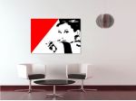 Quadro Audrey Hepburn dipinto a mano pop art