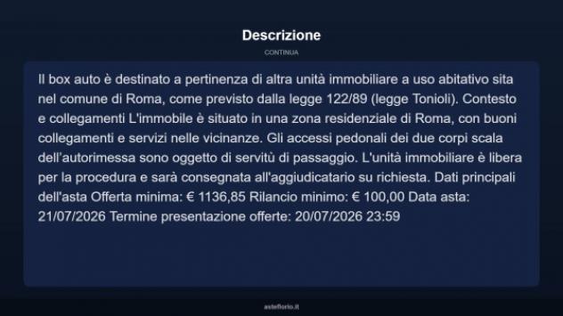 Immobile in asta di 14 m² in vendita a Roma - Foto 5