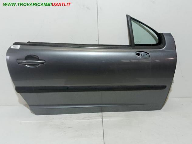 PORTA DX GRIGIO MEDIO MET. CON AL / SE 999-U1310592 Carrozzeria Lamierati esterni Porte Porta ant. dx. PEUGEOT - 207 CABRIO - 01-01-2007 - 01-06-20