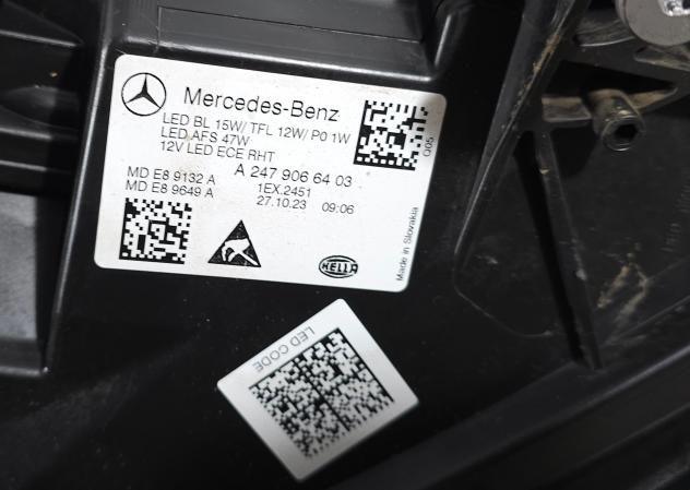 FARO ANTERIORE DESTRO MERCEDES Classe B Serie (W247) A2479066403 (1823) - Foto 15