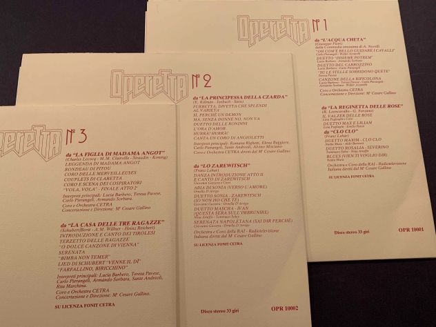 LP 33giri STORIA dell'OPERETTA dischi + book Lotto 1 - Foto 5
