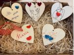 Cuori in legno