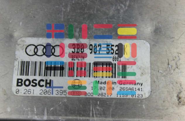 0261206395 3B0907552K Audi A4 centralina motore Bosch - Foto 2