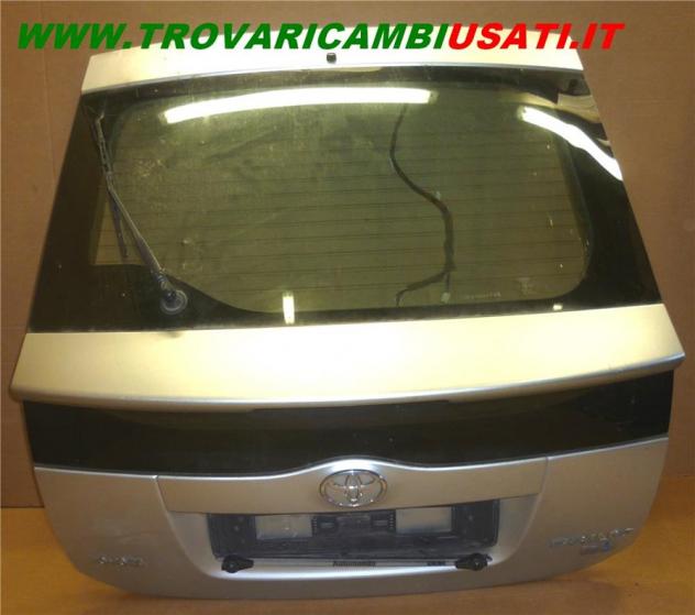 PORTELLO ARGENTO C/MOT TOYOTA PRIUS (ZVW30)  Carrozzeria  Lamierati esterni  Portello  Portello post. TOYOTA - PRIUS - 01-06-2009 - 01-06-2016