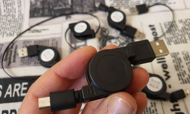 Cavetti micro USB ad avvolgimento - Foto 3