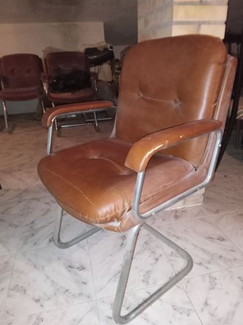 lotto n. 8 sedie - poltrone design, originali anni 70 - Foto 3
