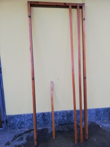 1 PORTA PER MURO PERIMETRALE EDIFICIO A DUE ANTE IN LEGNO LARICE CHIARO - Foto 6