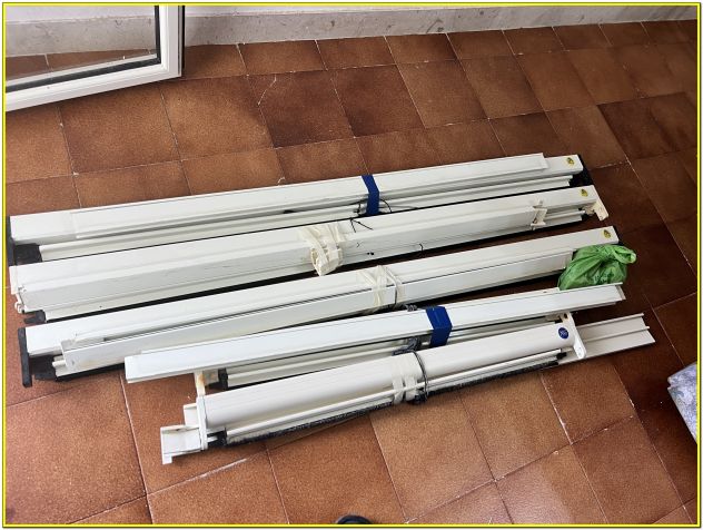Zanzariera Alluminio A Rullo Pronta 130 x 110