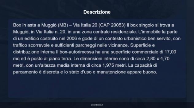 Immobile in asta di 17 m² in vendita a Muggiò - Foto 9