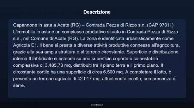 Immobile in asta di 3485 m² in vendita a Acate - Foto 4