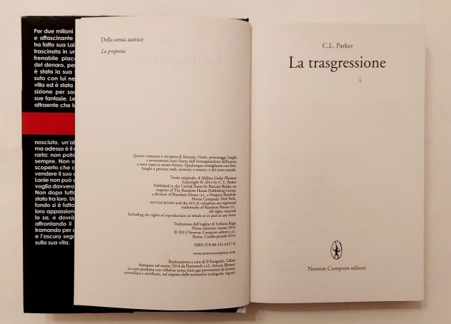 La trasgressione di C.L.Parker 1°Ed.Newton Compton Editori, marzo 2014 - Foto 4