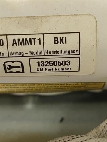 AIRBAG A TENDINA LATERALE PASSEGGERO OPEL Meriva 3° Serie 13250503 (10) - Foto 2