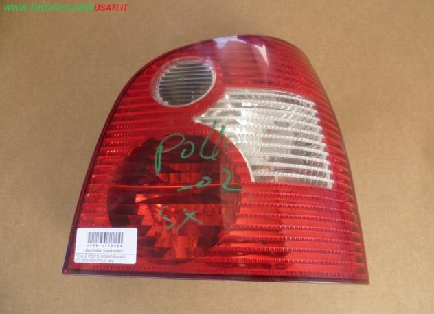 FANALE POST.D. ROSSO BIANCO VOLKSWAGEN POLO (9N) Parti elettriche Fanaleria Fanali Fanale post. sx. VOLKSWAGEN - POLO - 01-10-2001 - 01-04-2005