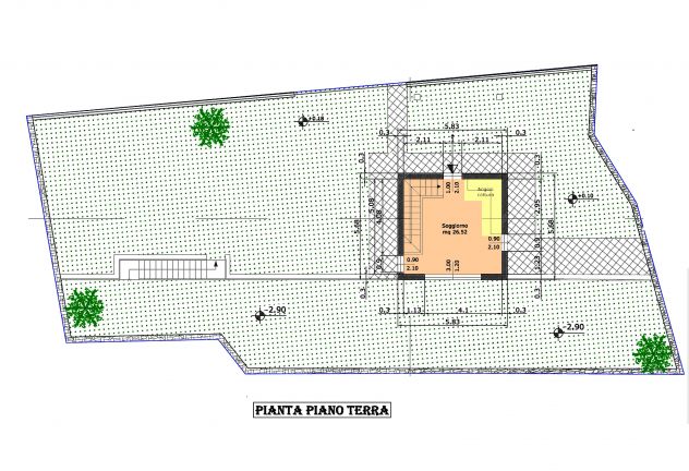 T06 Sanremo terreno con progetto approvato per villetta con vista panoramica - Foto 5
