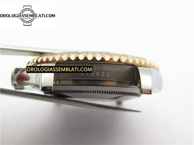 Replica Assemblata YACHT-MASTER 116621 QUADRANTE MARRONE BEST EDITION 1:1 SU BRACCIALE SS/RG SH3135 V2 - Foto 15