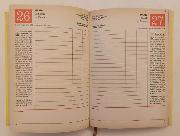 Guida/diario x la casa.La Comfede Saprometa S.p.A.augura 365 giorni felici,1972 - Foto 8