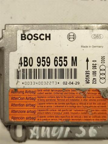 CENTRALINA AIRBAG AUDI A6 Berlina Serie C5 (4B2) 4B0959655M 0285001432 AQJ (9704) - Foto 2