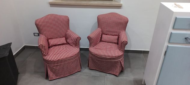 coppia poltroncine sfoderabili