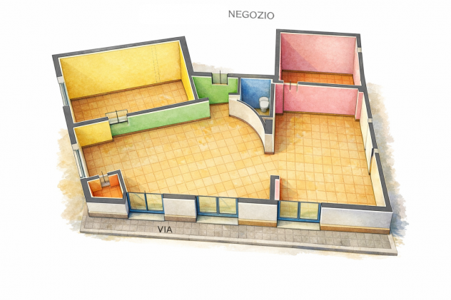 locale commerciale in vendita a Lucca in zona Zona San Concordio