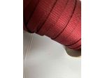 Nastro di cotone 10 mm rosso per manici e tracolle