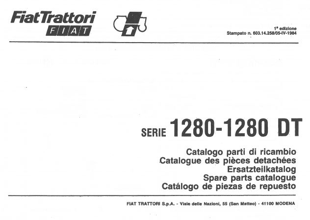Manuali per Manuali per trattore Fiat 1280 - Foto 3