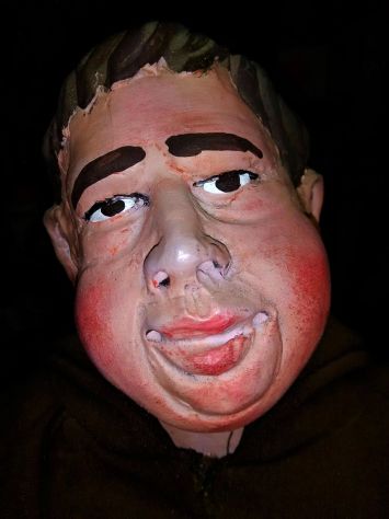 O' MONAC - personaggio dell'arte del presepe napoletana . vintage in terracotta - Foto 7